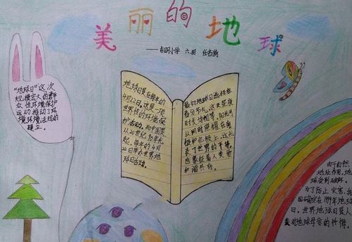 2018世界地球日手抄报图片大全免费无水印简单漂亮版