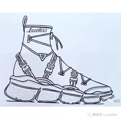 鞋设运动休闲系列黑白设计图赏