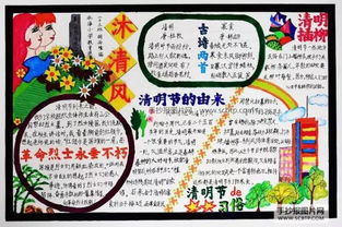 清明节手抄报图片大全简单又漂亮60张