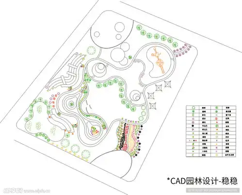 cad公园设计设计图园林设计