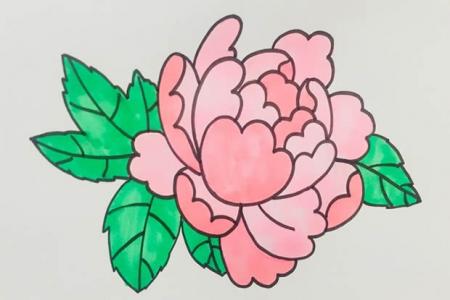 一束鲜花简笔画