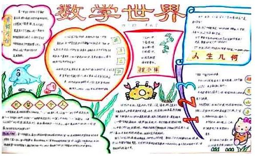 北京小学一年级数学手抄报