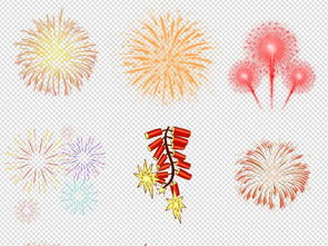 春节元旦烟花2019新年节日彩色烟花焰火png图片设计素材高清模板下载64.93mb烟花鞭炮大全