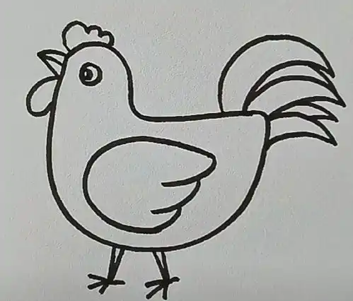 孩子因为把鸡画得太圆太肥,被老师评不合格,网友鸡圆巧合