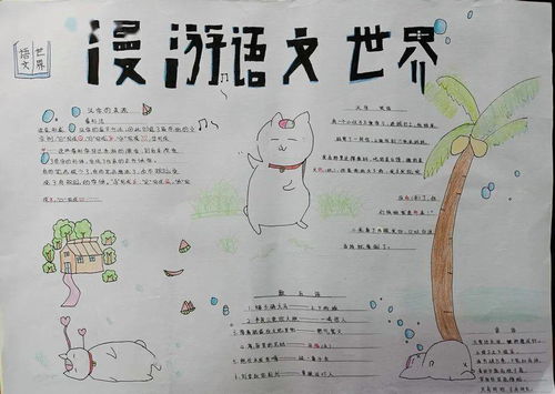 阅读周读书小报我为图书画插图作品展示一