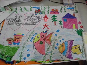 春天的手抄报小学生