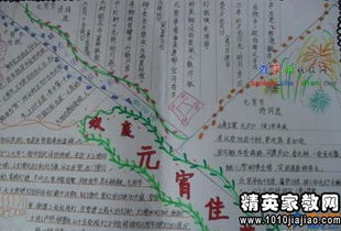 庆元宵黑板报资料
