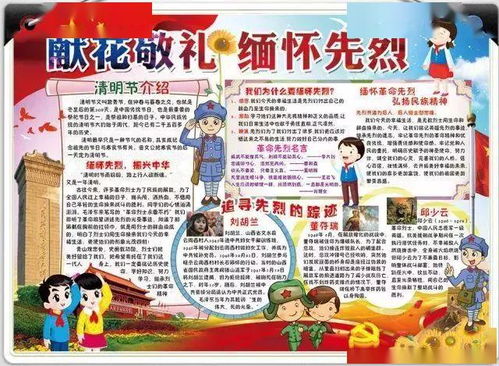 清明节快到了清明来历习俗诗词谚语手抄报范文合集,为孩子收藏感受传统文化