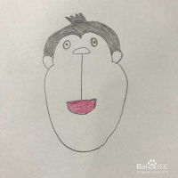 小猴子的简笔画画法