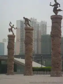 柱子盘龙墙绘