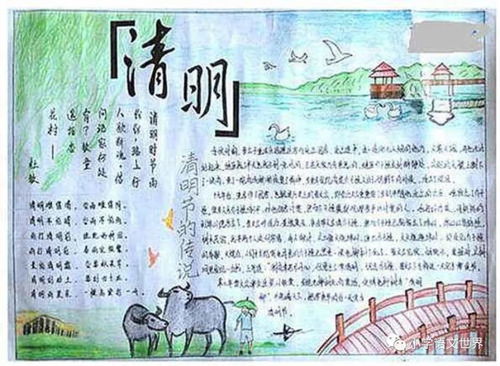 清明节手抄报精选素材大全