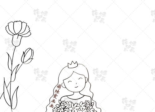 女神节快乐38妇女节主题手抄报模板,简单又好看,含内容文字