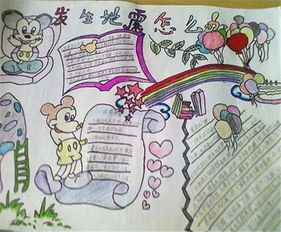 防震减灾手抄报团结一心,战胜自然灾害