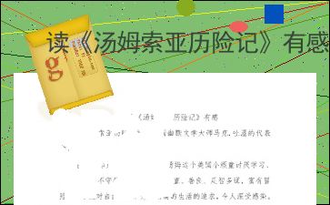 读汤姆索亚历险记有感