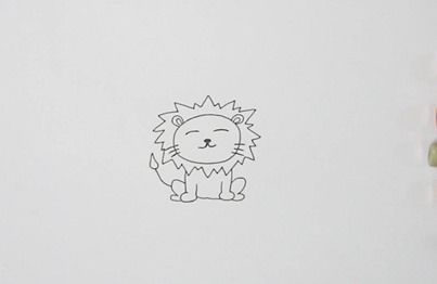小狮子简笔画