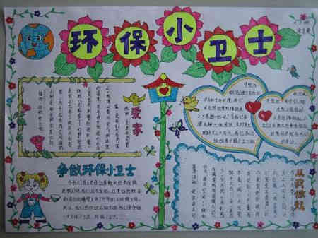 小学生手抄报保护生态环境
