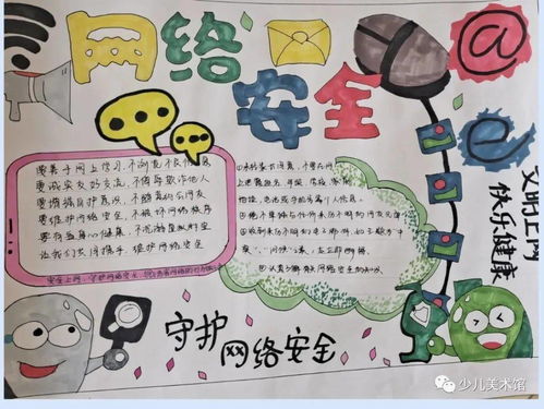 2021小学生网络安全手抄报获奖作品,收藏备用哦