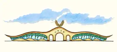 内蒙古库布其国家沙漠公园景观大门设计