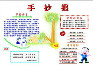 学校要求办两份关于节约的手抄报,求学霸帮忙设计