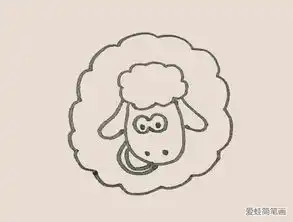 简笔画之小羊肖恩