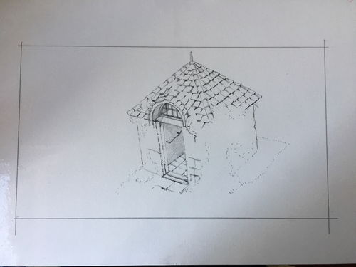 哈尔的移动城堡场景水粉画教程