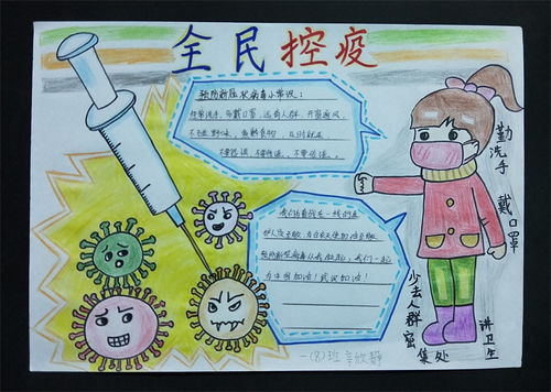 城中小学少先队大队部开展疫情防控,人人有责手抄报活动