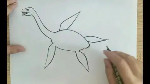 简笔画恐龙5教你画迅猛龙,简单好学,快速体验美术的乐趣哔哩哔哩bilibili