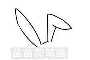 捣年糕的兔子简笔画怎么画