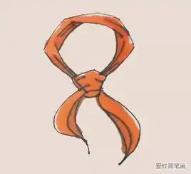 红领巾简笔画