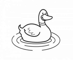 小鸭子简笔画小鸭脸红了