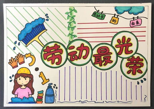 五一劳动节手抄报精选孩子一定能用到赶紧收藏