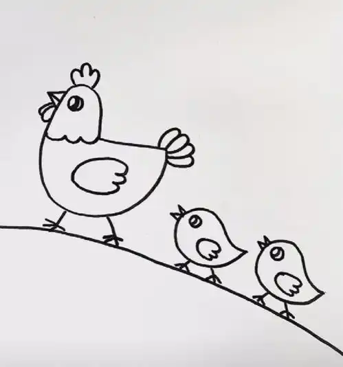 孩子因为把鸡画得太圆太肥,被老师评不合格,网友鸡圆巧合