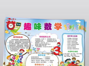 wordps两套趣味数学小报手抄报模板生活中的数学小报趣味数学手抄报电子小报图片素材psd下载100.47mb数学手抄报大全学科手抄报