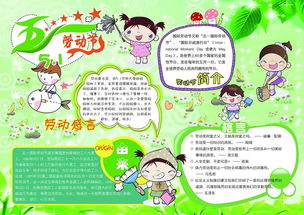 2019年五一手抄报优秀图片3
