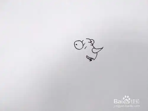 侏罗纪公园中的恐龙三角龙怎么画简笔画教程