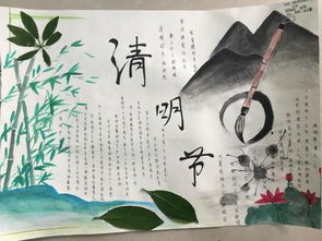 成都天府新区成人中等专业学校清明节手抄报比赛