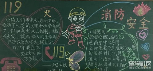 2021消防安全黑板报图片简单又漂亮