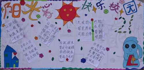 丽星中学校团委组织举行了阳光心态快乐校园板报活动