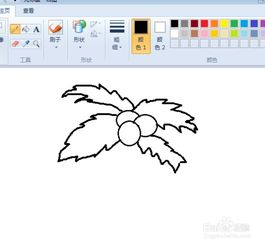 简笔画教程之怎么画椰子树