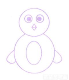 小鸡简笔画图片彩色教程