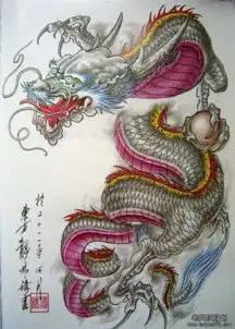 这龙是青龙还是邪龙上色上什么好看