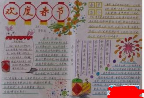 春节手抄报图片大全
