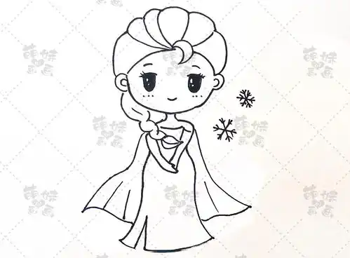 不同难易程度的十位小公主简笔画,适合不同年龄段孩子来学习哦