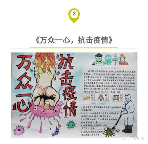 疫情爱国手抄报一
