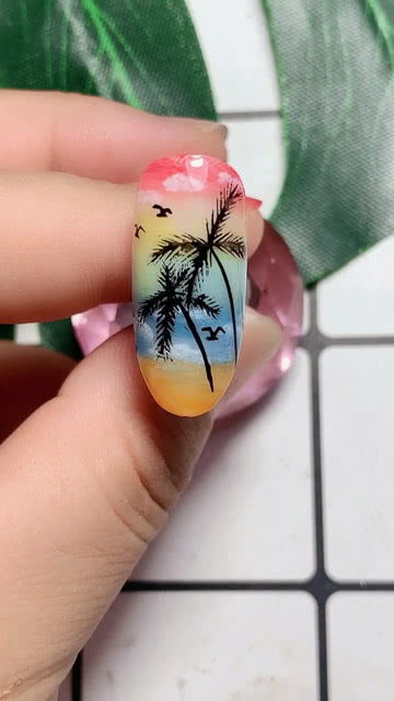 椰子树教程,学会了吗