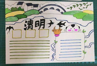 清明节来历好词好句手抄报,这一篇全了文末领取20手抄报排版