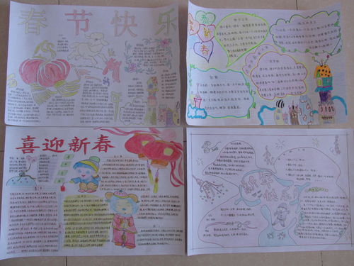 我们的节日春节手抄报