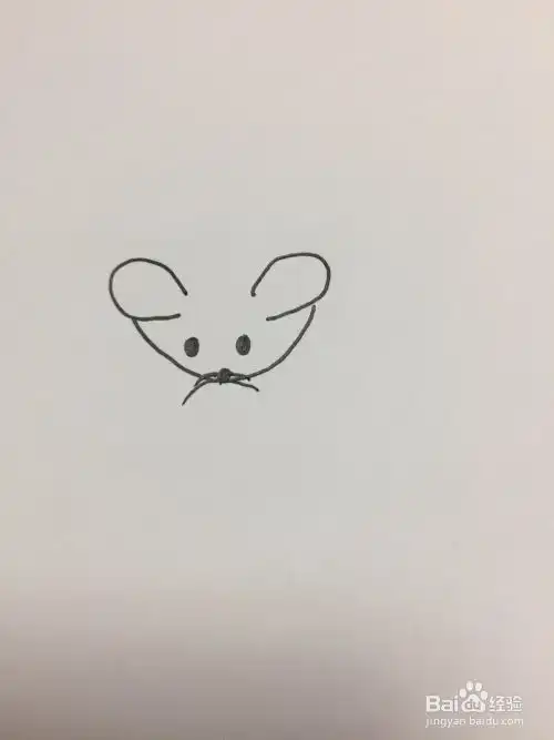 老鼠的简笔画画法