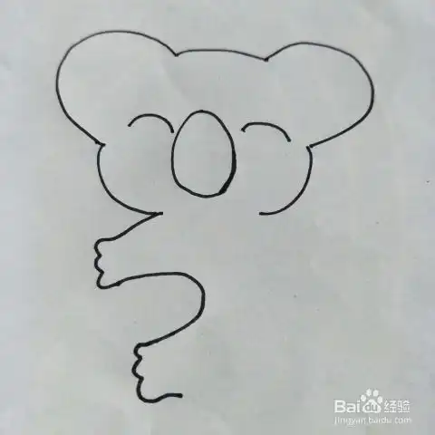 动物简笔画大全之考拉画法