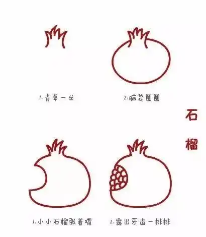 儿童水果简笔画教程,太棒了,一看就会